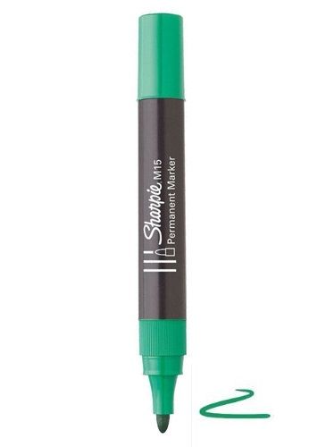 Marcador paper mate sharpie m15 verde - s019264 , Sharpie , MARCPAP029 , 8008285097632